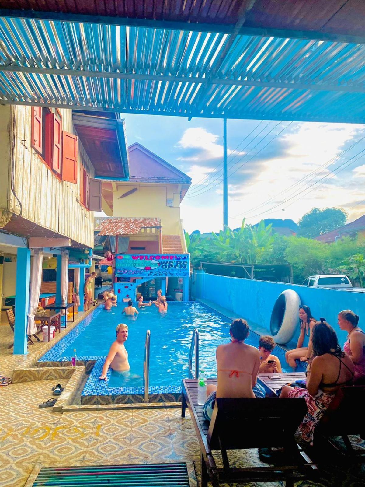 Golden Dragon House Vang Vieng Dış mekan fotoğraf